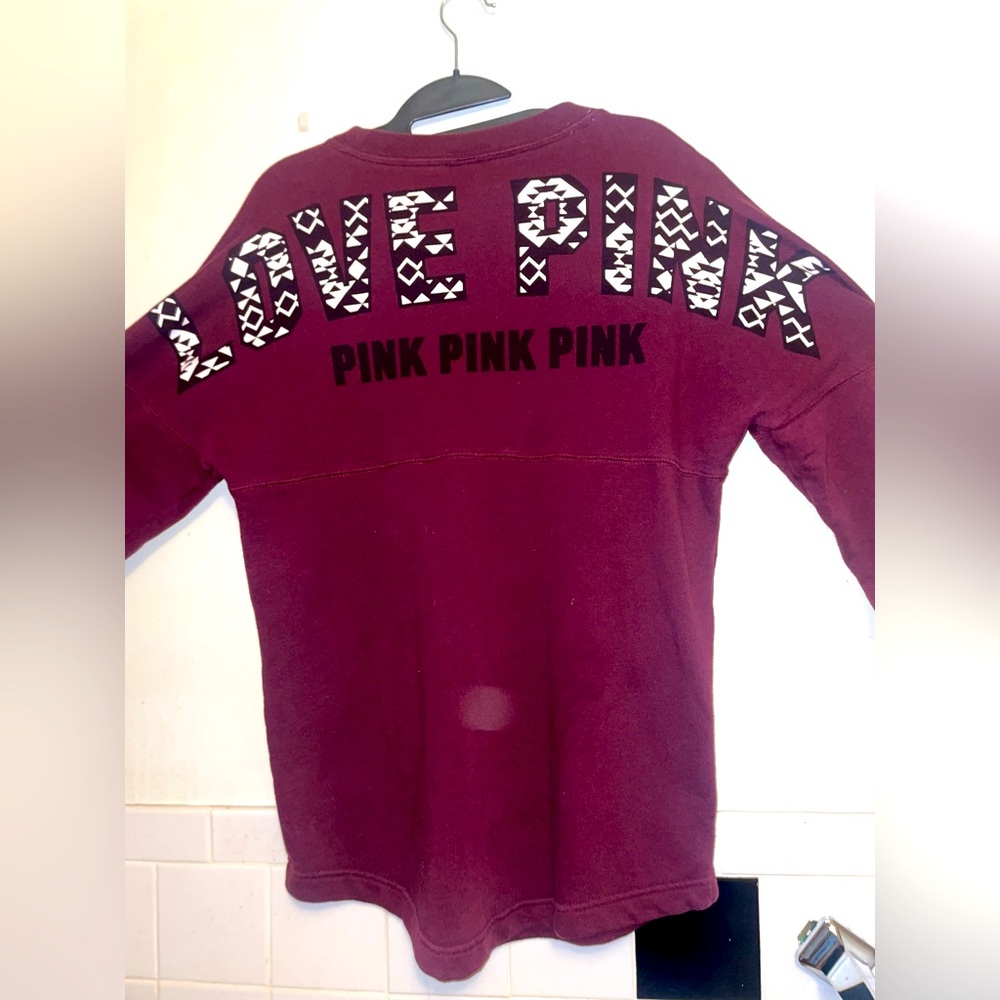 PINK VICTORIAS SECRET SWEATER- size S